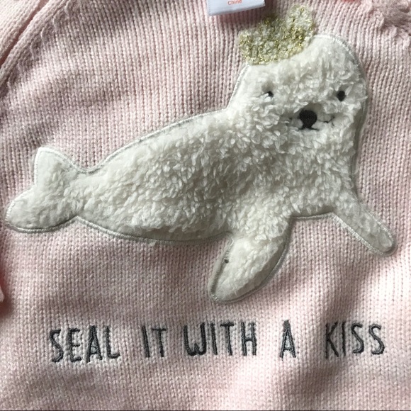❌Sold❌JF Baby Girl Pink Sweater ❄️ - Picture 5 of 7